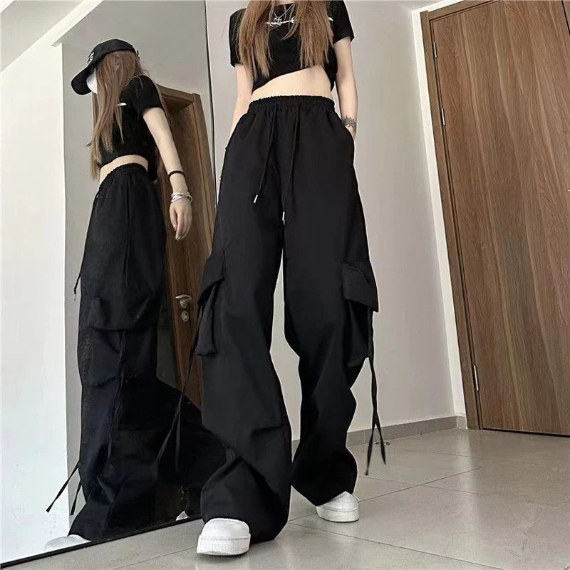 Women Baggy Cargo Pants High Waist