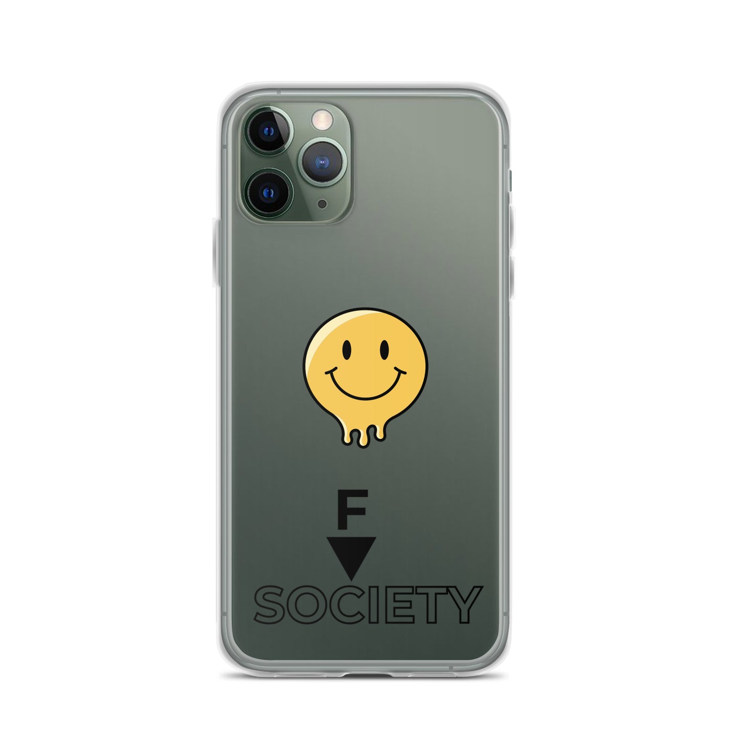 Clear Case for iPhone® FSociety Smile