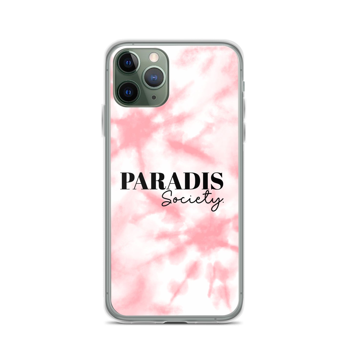 Clear Case for iPhone® Paradis Society Pink