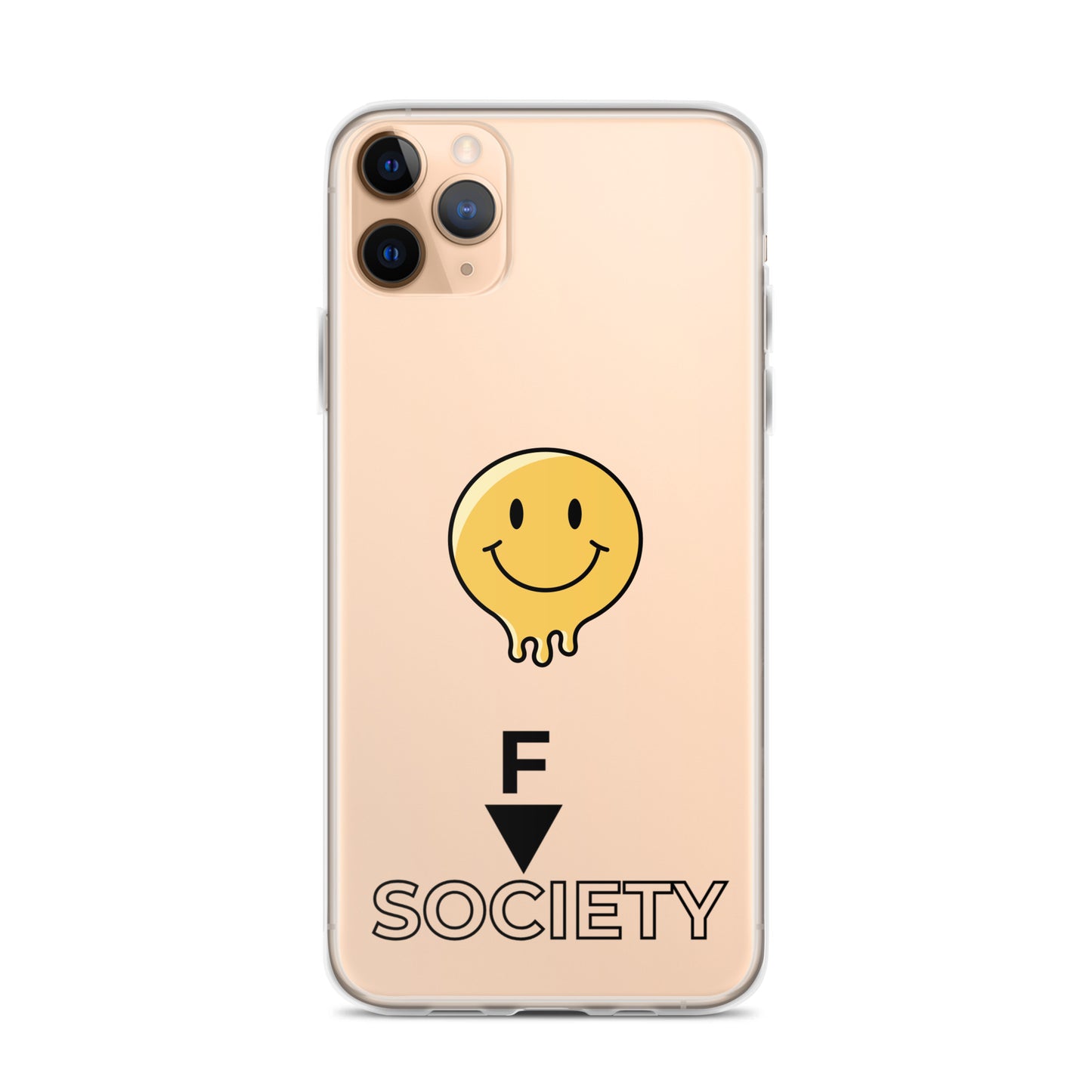 Clear Case for iPhone® FSociety Smile