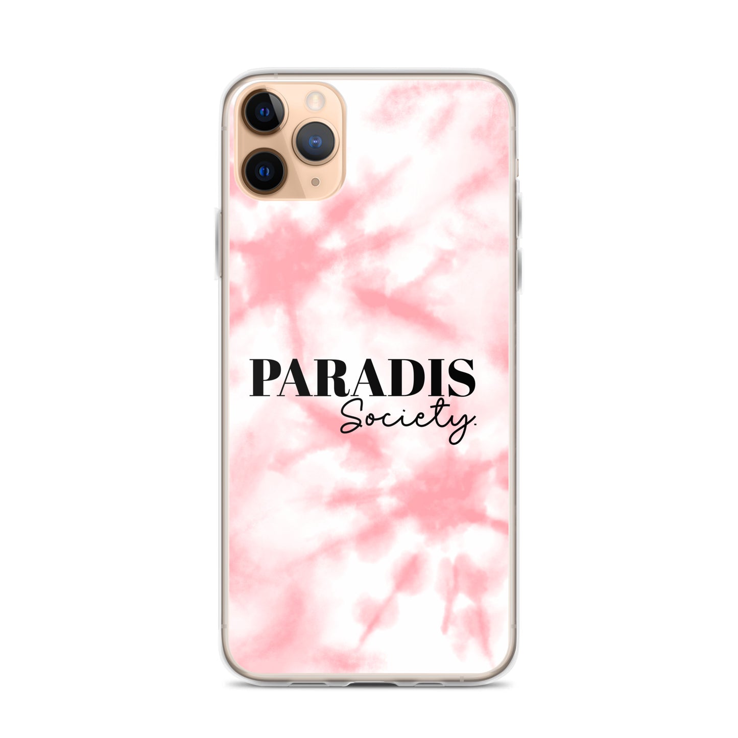 Clear Case for iPhone® Paradis Society Pink