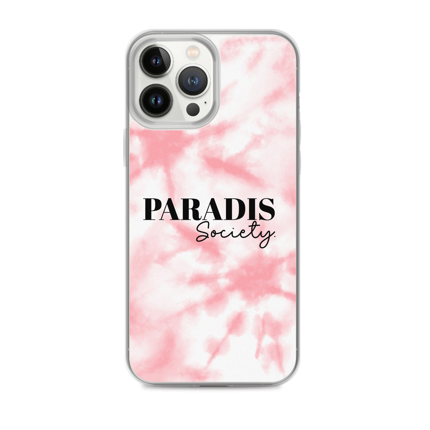 Clear Case for iPhone® Paradis Society Pink