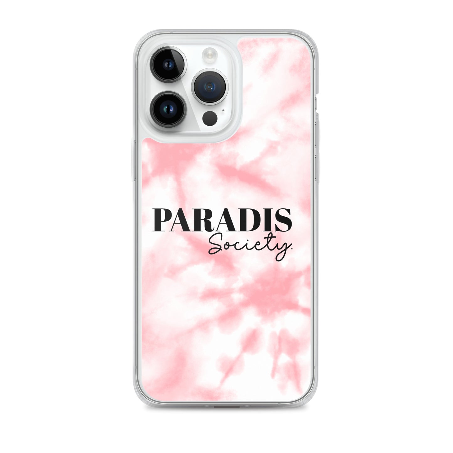 Clear Case for iPhone® Paradis Society Pink
