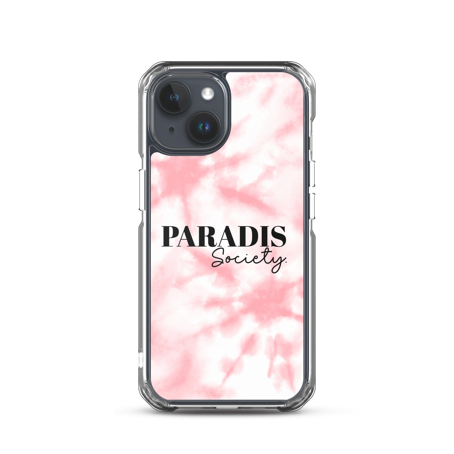Clear Case for iPhone® Paradis Society Pink