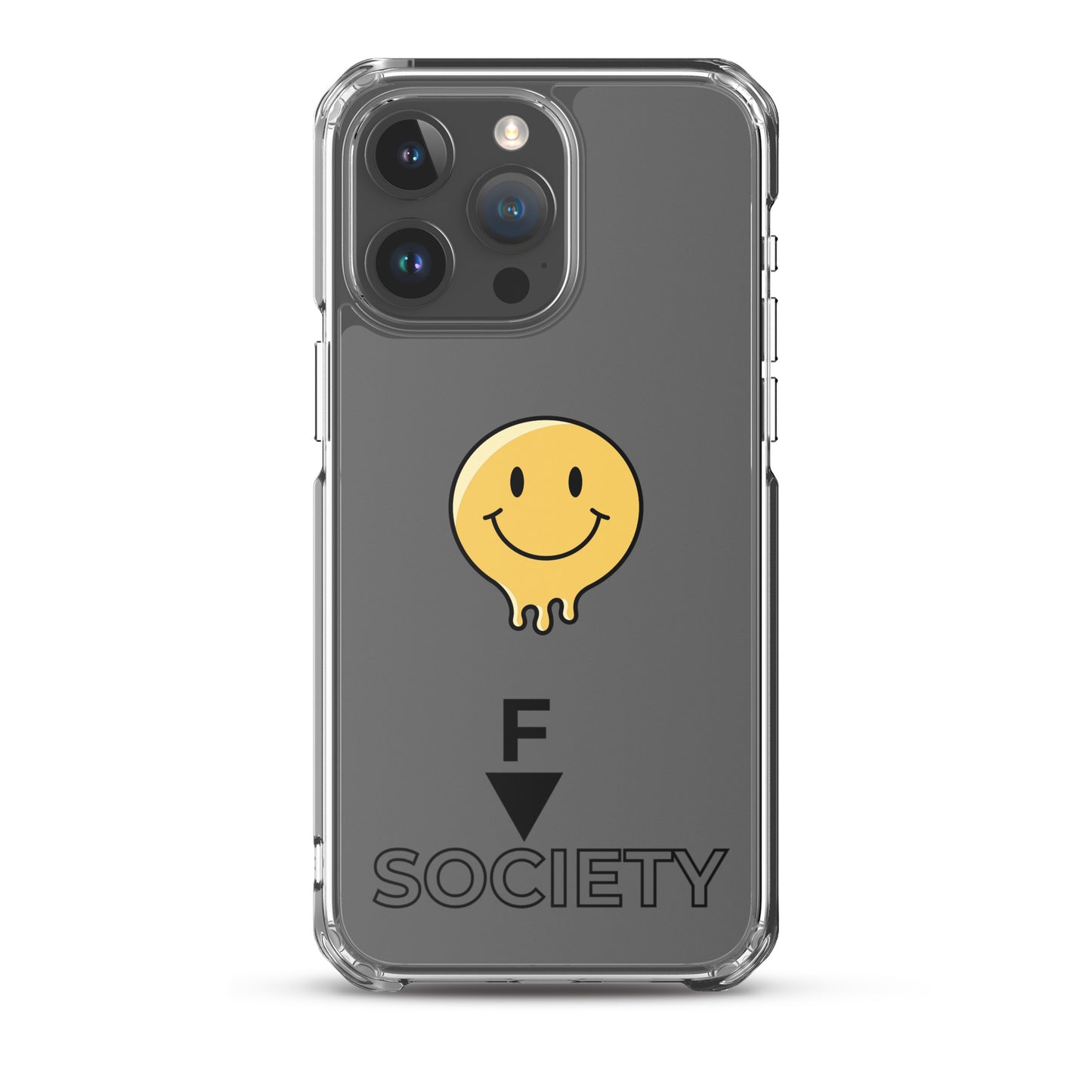 Clear Case for iPhone® FSociety Smile