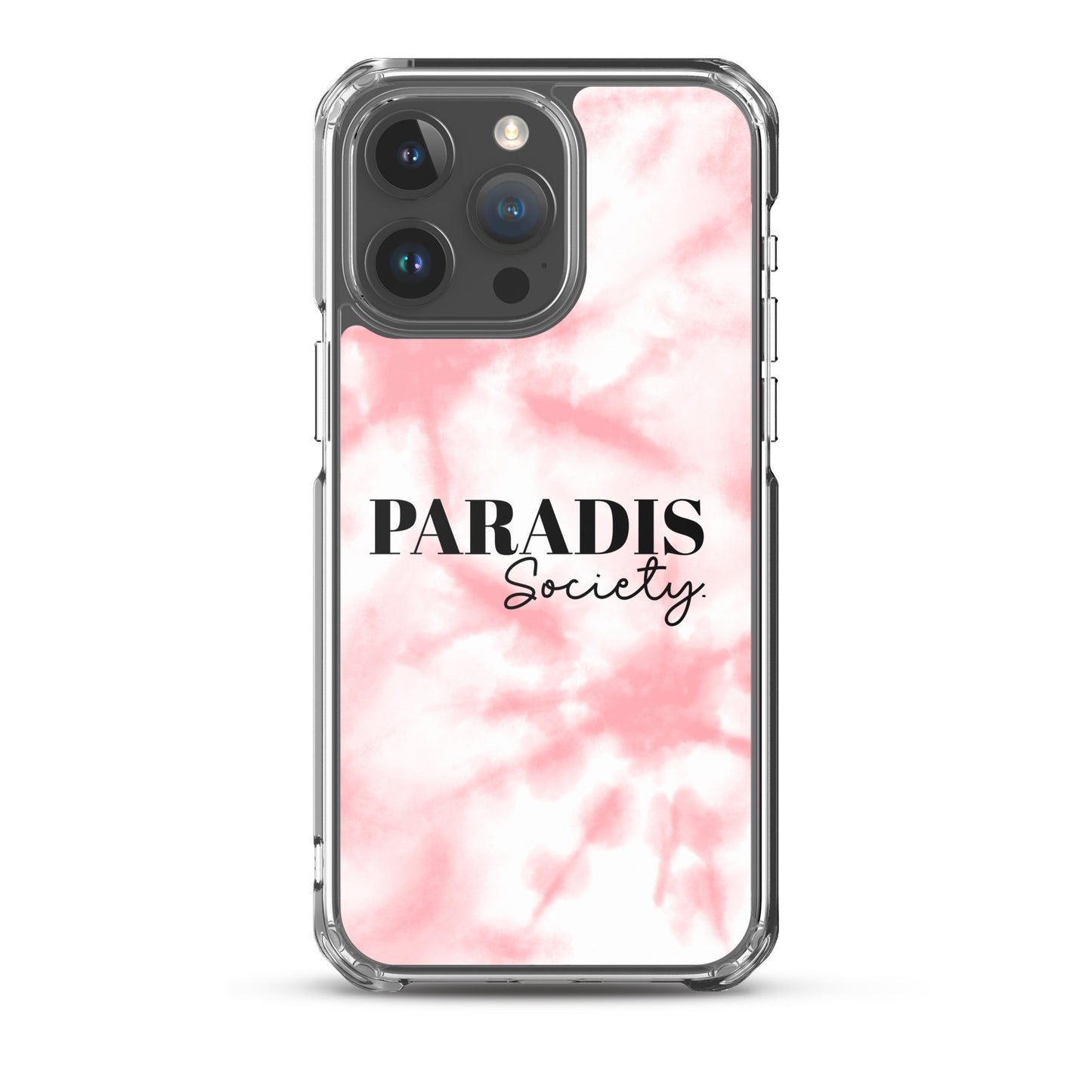 Clear Case for iPhone® Paradis Society Pink