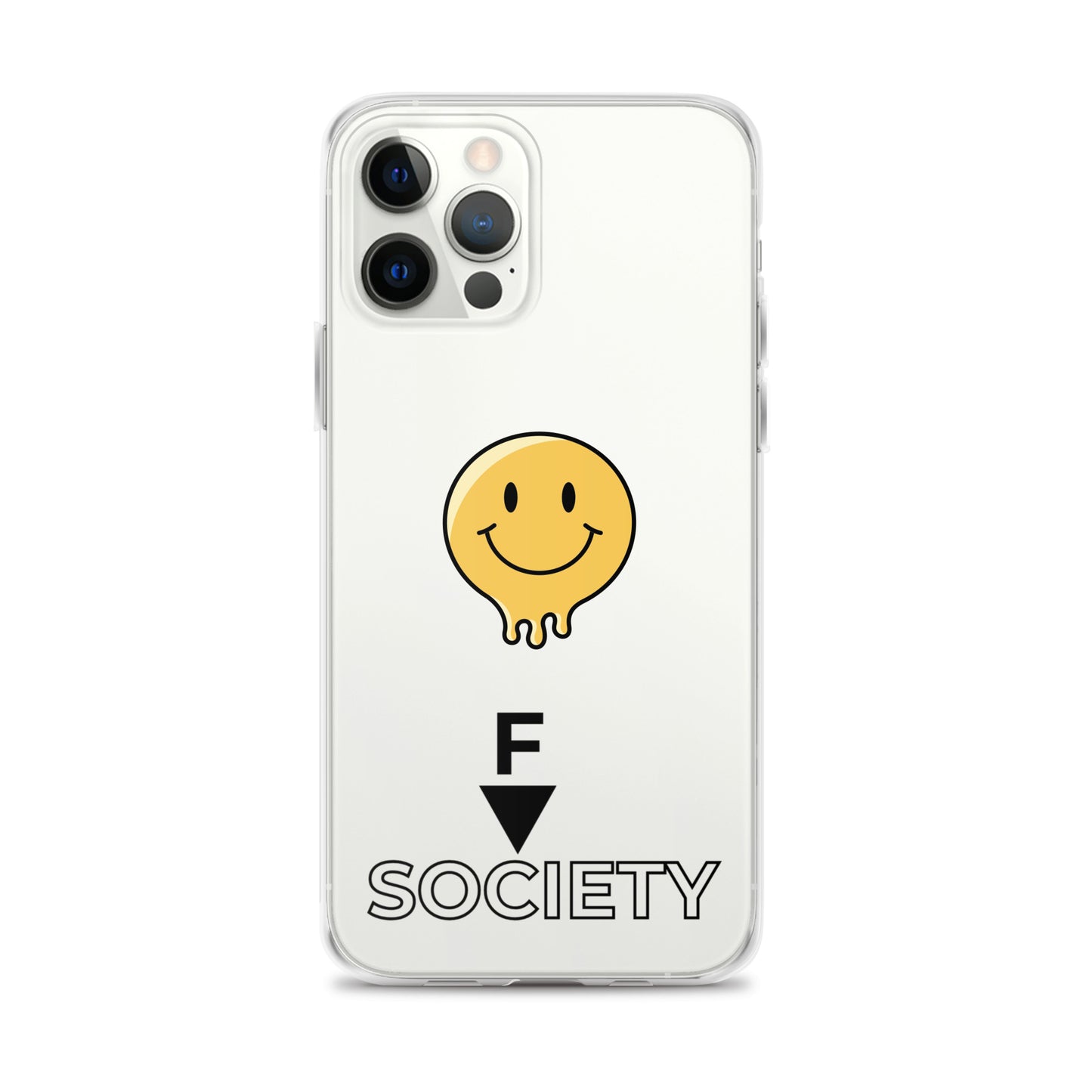 Clear Case for iPhone® FSociety Smile