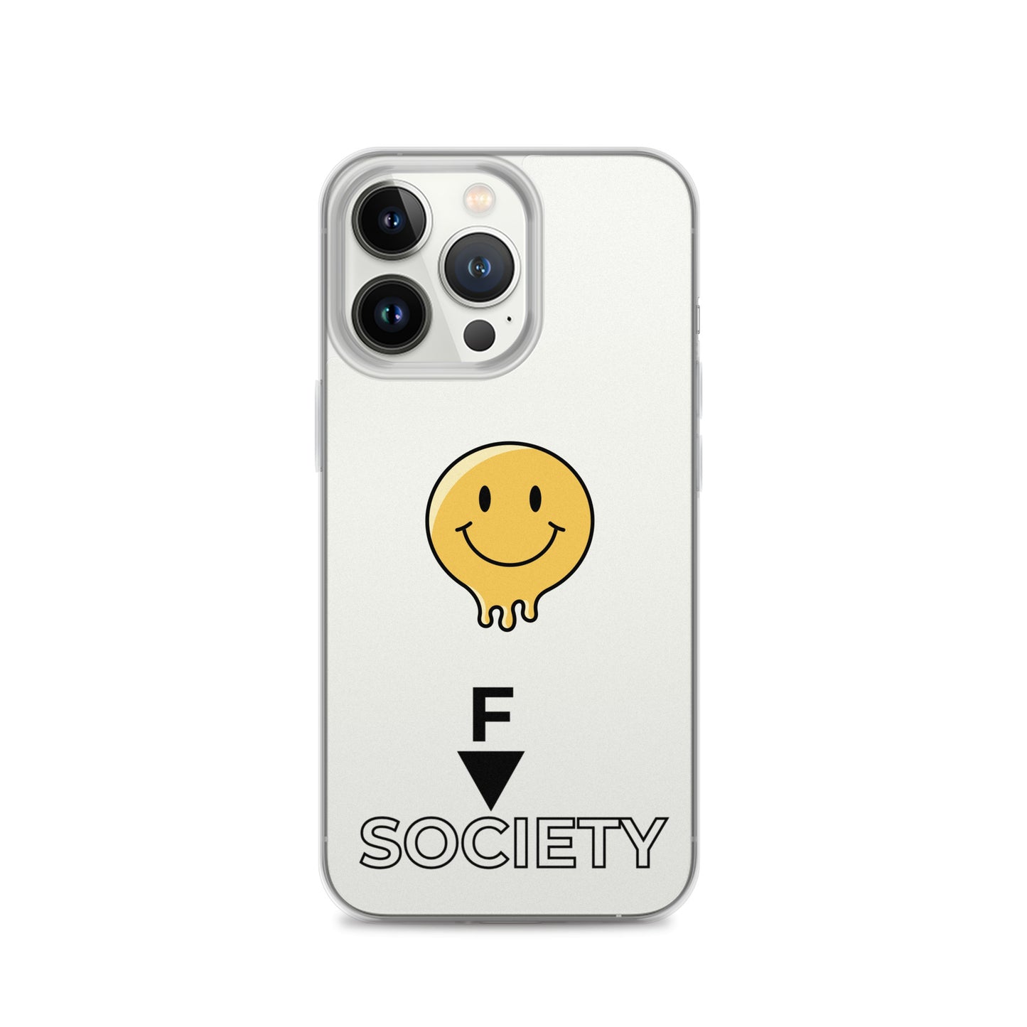 Clear Case for iPhone® FSociety Smile